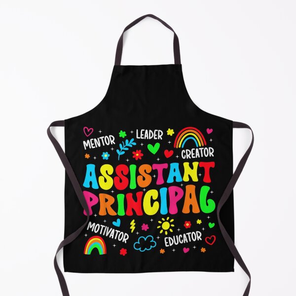 Item preview, Assistant Principal Mentor Leader Educator Colorful Retro Rainbow School Staff Gift designed and sold by RuperDelois.