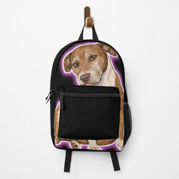 Item preview, Tilted Head Pup – Cute Curious Dog with Neon Glow designed and sold by ☆ CR4ZIIB4BII ☆.