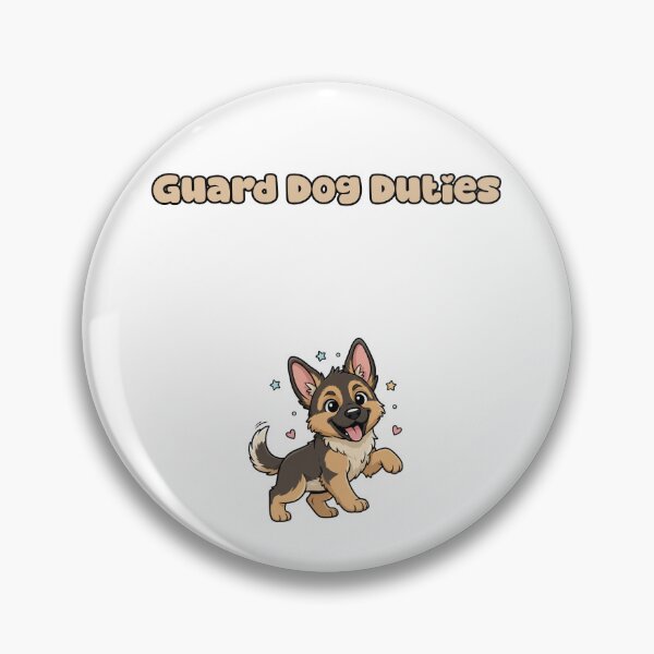 Item preview, Guard Dog Duties German Shepherd Protector Design designed and sold by NatureUnleashed.