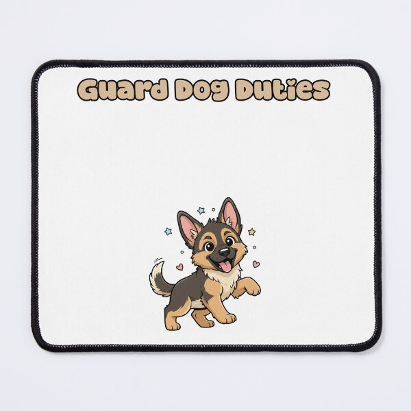 Item preview, Guard Dog Duties German Shepherd Protector Design designed and sold by NatureUnleashed.