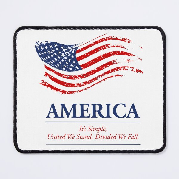 Item preview, America: United We Stand. Divided We Fall. designed and sold by G2Creative.