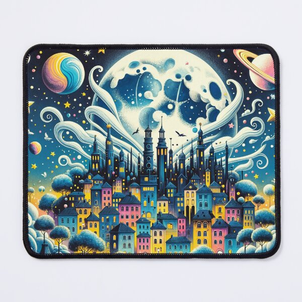 Item preview, Midnight in the Fantasy Realm designed and sold by Undersea Ai Art.