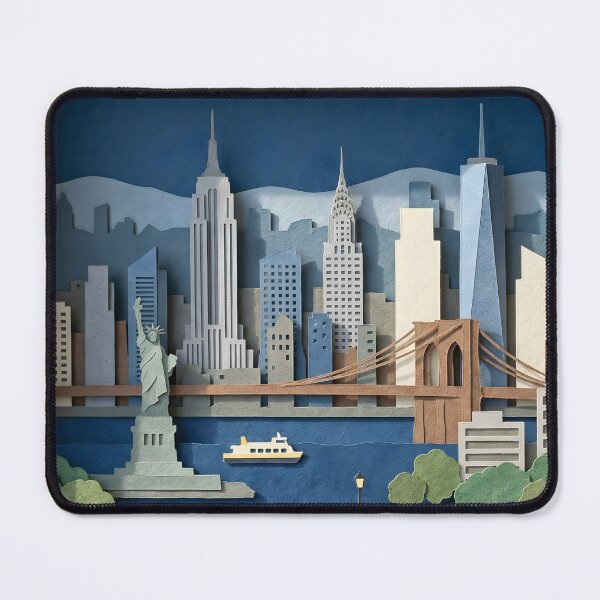 Item preview, New York City Layered Paper Art Diorama 2 designed and sold by TackyTime.