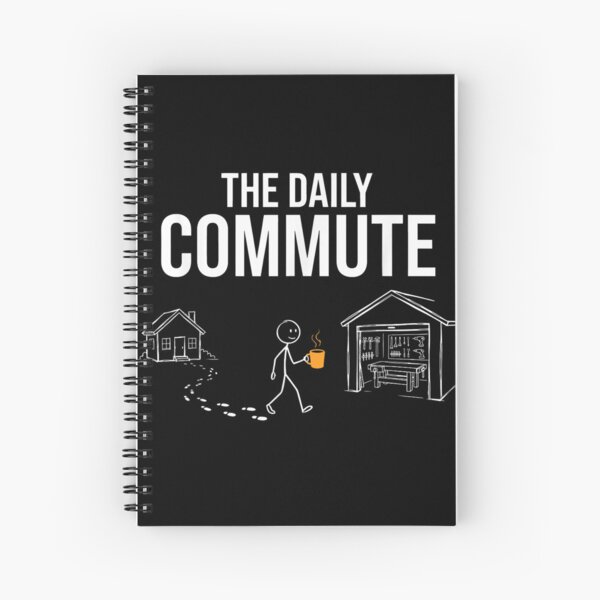 Item preview, The Daily Commute Funny Woodworker Workshop Garage Hobbyist Stick Figure designed and sold by RuperDelois.