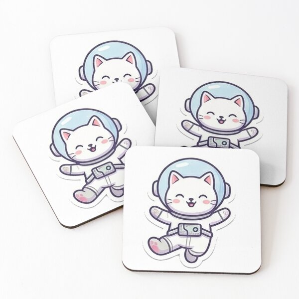 Item preview, Cat Astronaut Happy designed and sold by Loja Boeira.