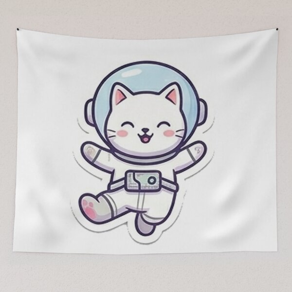 Item preview, Cat Astronaut Happy designed and sold by Loja Boeira.
