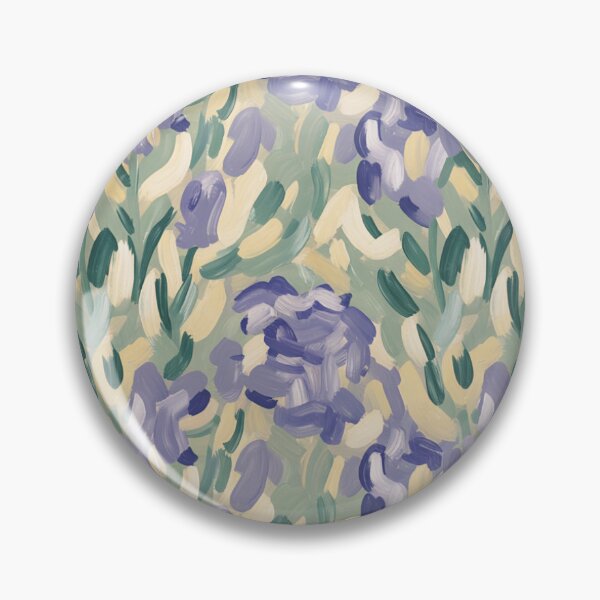 Item preview, Impressionist Purple Flowers Seamless Pattern – Painterly Floral designed and sold by Midnight Veil Designs.