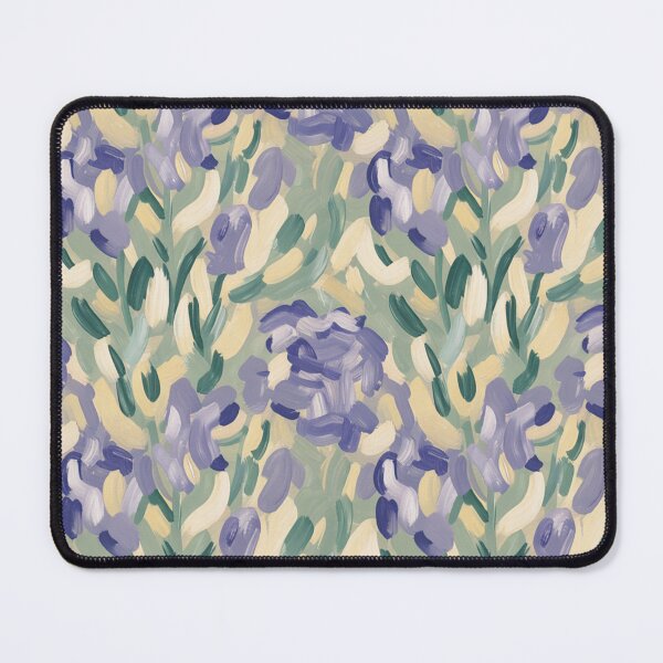 Item preview, Impressionist Purple Flowers Seamless Pattern – Painterly Floral designed and sold by Midnight Veil Designs.