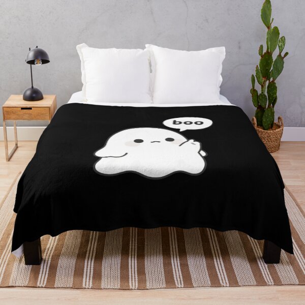 Item preview, Cute Ghost Boo Kawaii Minimal Halloween Design designed and sold by VibeFactoryOfc.