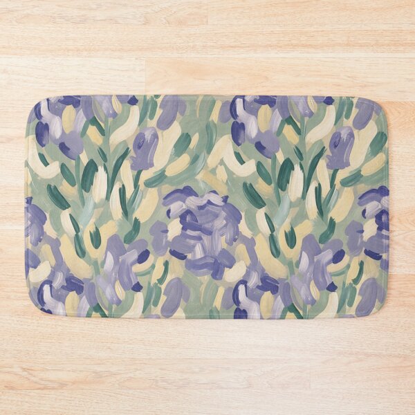 Item preview, Impressionist Purple Flowers Seamless Pattern – Painterly Floral designed and sold by Midnight Veil Designs.