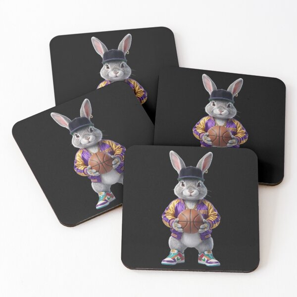 Item preview, Hip Hop Bunny Basketball – Cool Rabbit Streetwear Design designed and sold by ArtsBorn2Create.