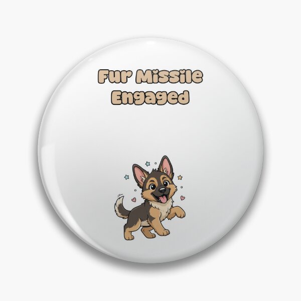 Item preview, Fur Missile Engaged Fast Dog Playful Zoomies designed and sold by NatureUnleashed.