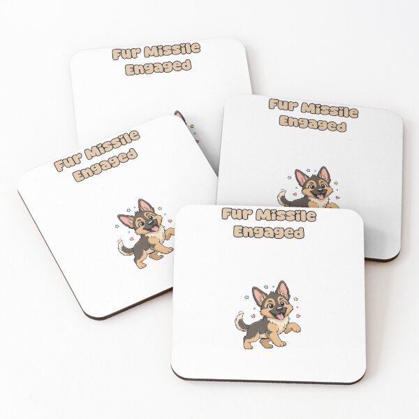 Item preview, Fur Missile Engaged Fast Dog Playful Zoomies designed and sold by NatureUnleashed.