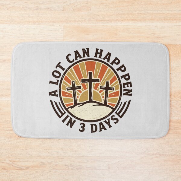 Item preview, A Lot Can Happen in 3 Days Christian Shirt designed and sold by Fanverse Merchandise.
