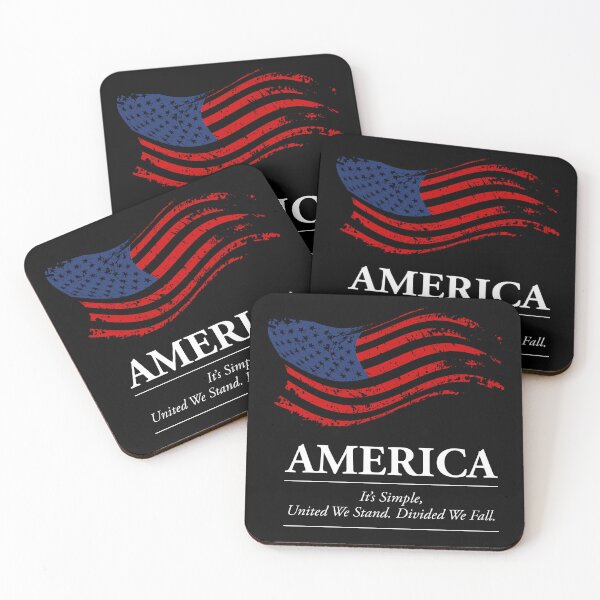 Item preview, America: United We Stand. Divided We Fall. Reversed Text designed and sold by G2Creative.
