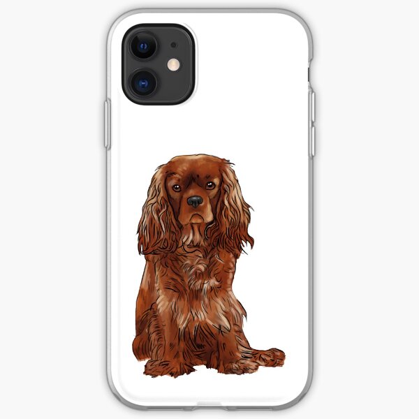 Cavalier King Charles Spaniel - Ruby iPhone Soft Case