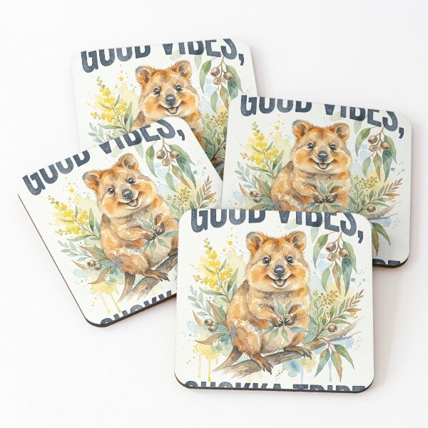 Item preview, HQ Happy Quokka Australian Nature Watercolor designed and sold by ABArtByAlexST.