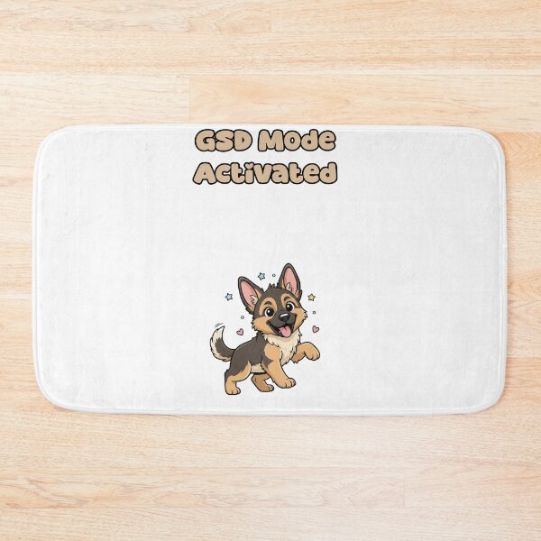 Item preview, GSD Mode Activated Energetic German Shepherd designed and sold by NatureUnleashed.