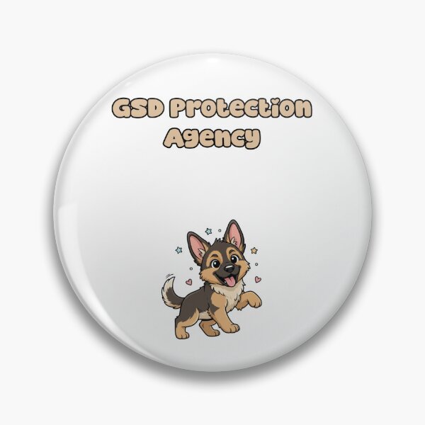 Item preview, GSD Protection Agency German Shepherd Guard Dog designed and sold by NatureUnleashed.