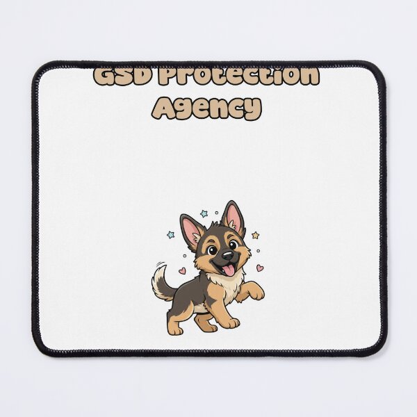 Item preview, GSD Protection Agency German Shepherd Guard Dog designed and sold by NatureUnleashed.