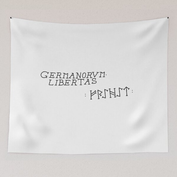 Item preview, Great Germanic freedom - Roman script and German runes designed and sold by TotalKejas.