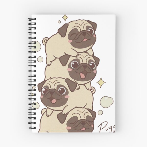 Item preview, Stacked Pugger Sparkle Illustration designed and sold by NzrProcreate.