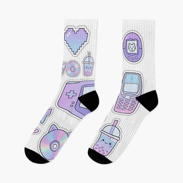 Item preview, Kawaii Retro Tech & Gaming Sticker Sheet - Pastel Aesthetic designed and sold by Csstoree.