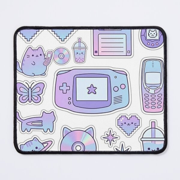 Item preview, Kawaii Retro Tech & Gaming Sticker Sheet - Pastel Aesthetic designed and sold by Csstoree.