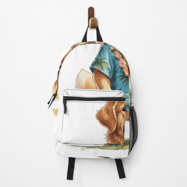 Item preview, Golden Retriever Dog Hawaiian Shirt Hello Summer Watercolor designed and sold by AQUILAKREO.