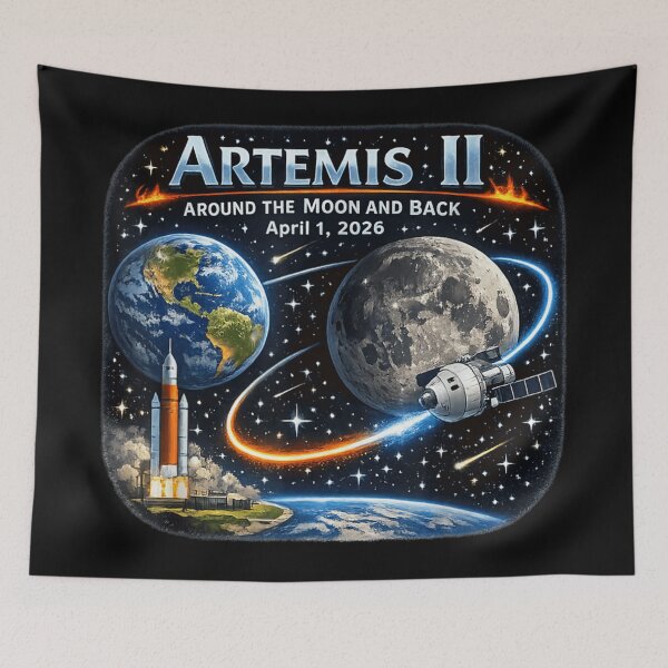 Item preview, Artemis II Around The Moon And Back April 1 2026 Commemorative designed and sold by RuperDelois.
