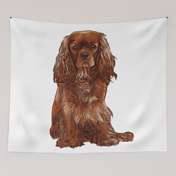 Item preview, Cavalier King Charles Spaniel - Ruby designed and sold by jollyinu.