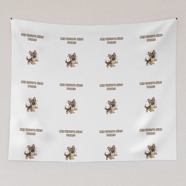 Item preview, My Heart Has Paws Sweet Dog Lover Sentiment designed and sold by NatureUnleashed.