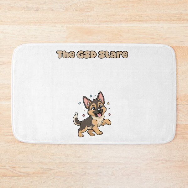 Item preview, The GSD Stare German Shepherd Intense Gaze designed and sold by NatureUnleashed.