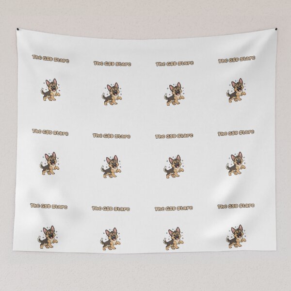 Item preview, The GSD Stare German Shepherd Intense Gaze designed and sold by NatureUnleashed.
