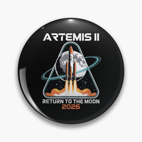 Item preview, Artemis II Return To The Moon 2026 Space Flight Badge Style designed and sold by RuperDelois.