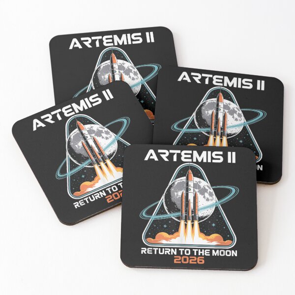 Item preview, Artemis II Return To The Moon 2026 Space Flight Badge Style designed and sold by RuperDelois.