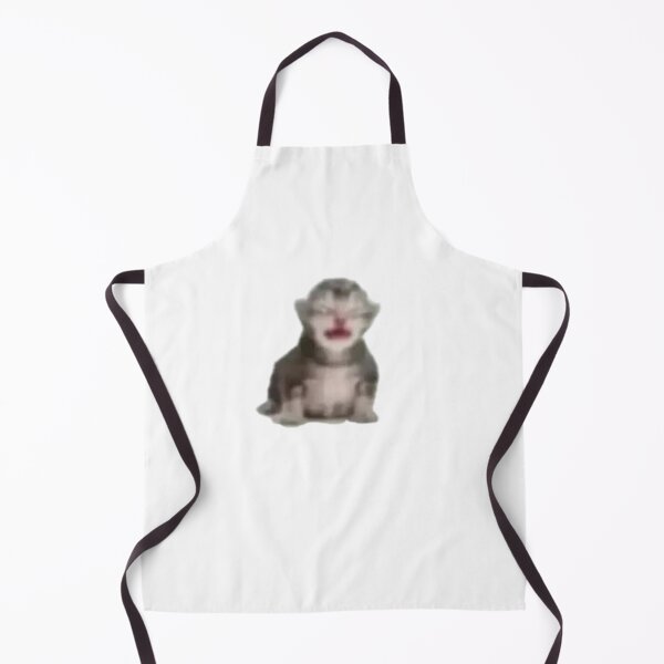 Item preview, Sad Meowing Crying Kitten Meme  designed and sold by cloudzer0000.
