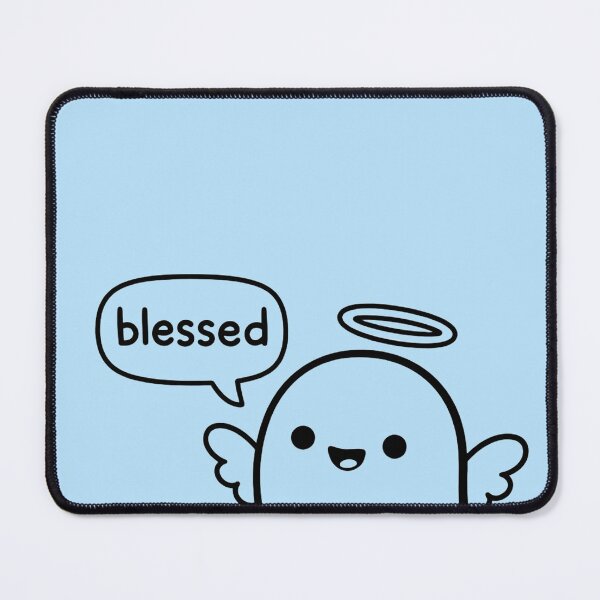 Item preview, Cute Blessed Ghost Sticker | Kawaii Angel Ghost Shirt | Funny Minimal Halloween Aesthetic designed and sold by Raw Tigers.