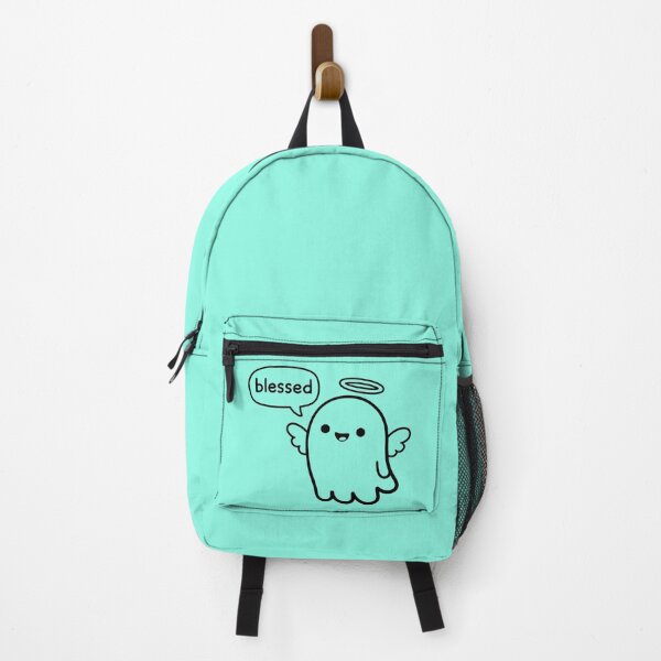 Item preview, Cute Blessed Ghost Sticker | Kawaii Angel Ghost Shirt | Funny Minimal Halloween Aesthetic designed and sold by Raw Tigers.