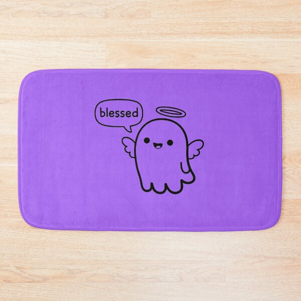Item preview, Cute Blessed Ghost Sticker | Kawaii Angel Ghost Shirt | Funny Minimal Halloween Aesthetic designed and sold by Raw Tigers.