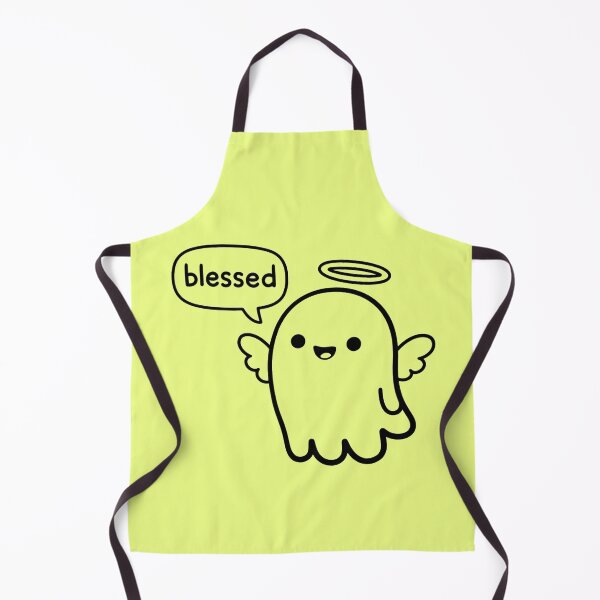 Item preview, Cute Blessed Ghost Sticker | Kawaii Angel Ghost Shirt | Funny Minimal Halloween Aesthetic designed and sold by Raw Tigers.