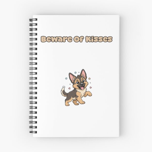 Item preview, Beware Of Kisses Funny Dog Lover Warning Graphic designed and sold by NatureUnleashed.