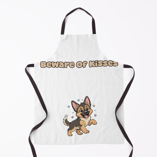 Item preview, Beware Of Kisses Funny Dog Lover Warning Graphic designed and sold by NatureUnleashed.