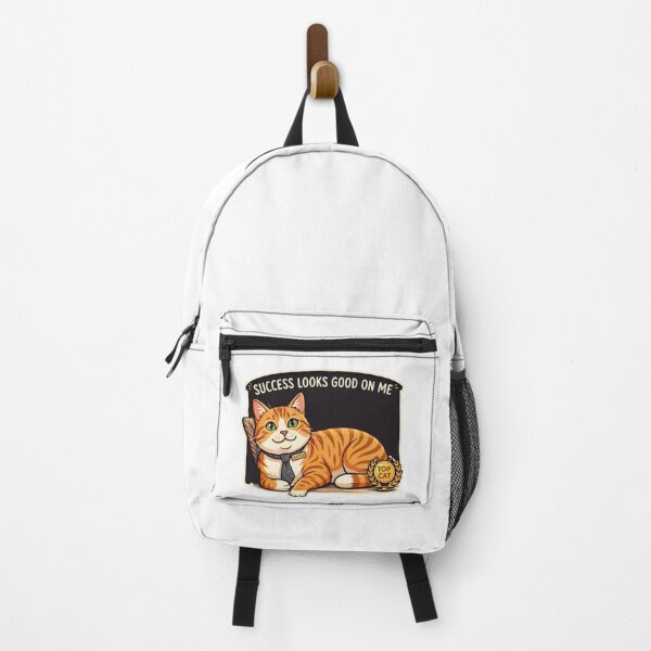 Item preview, Success Looks Good on Me – Motivational Cat Design designed and sold by ArtsBorn2Create.