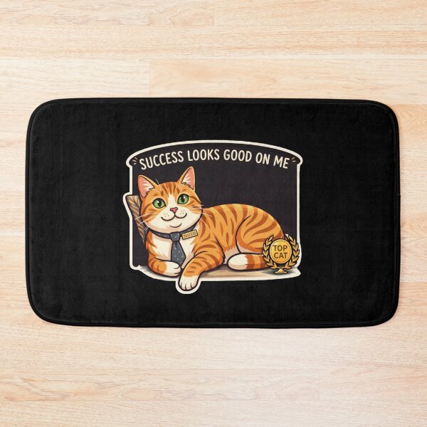 Item preview, Success Looks Good on Me – Motivational Cat Design designed and sold by ArtsBorn2Create.