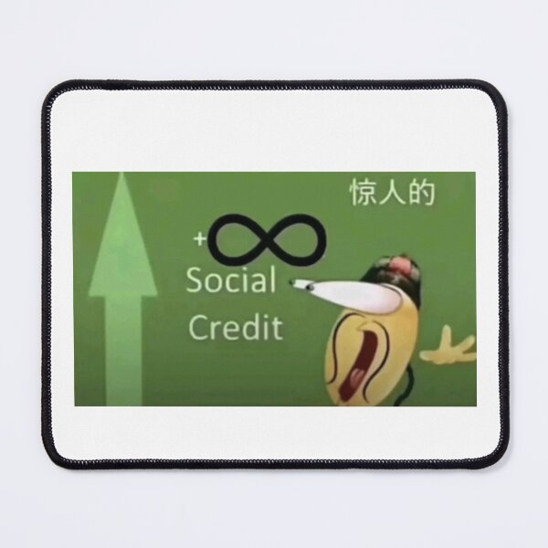 Item preview, Social Credit Meme designed and sold by cloudzer0000.