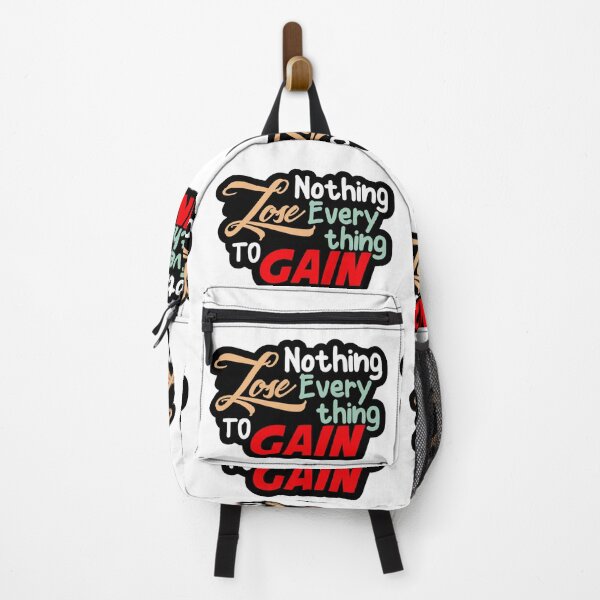 Item preview, Nothing Lose Everything to Gain - Retro Typography Quote Art designed and sold by FilzArt.