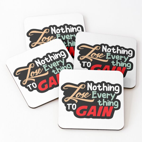 Item preview, Nothing Lose Everything to Gain - Retro Typography Quote Art designed and sold by FilzArt.