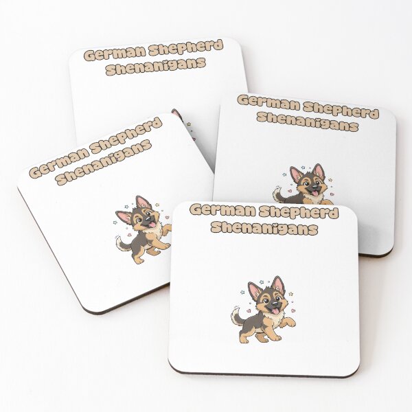 Item preview, Travesuras divertidas de pastores alemanes. designed and sold by NatureUnleashed.