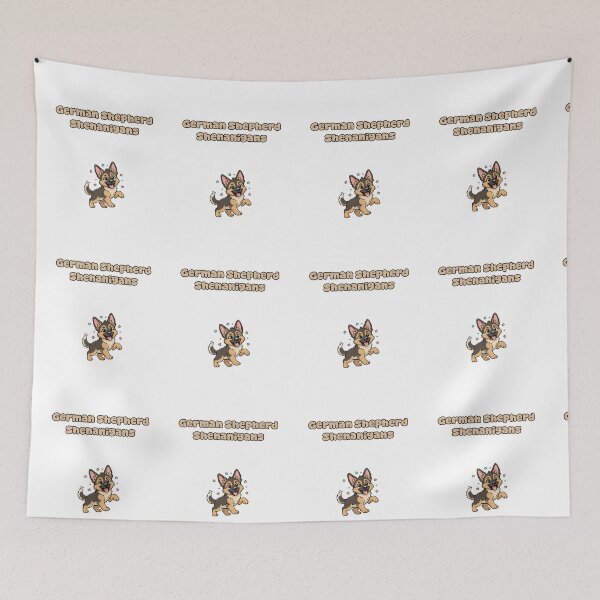 Item preview, German Shepherd Shenanigans Funny GSD Dog Fun designed and sold by NatureUnleashed.